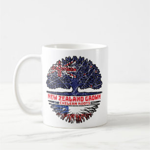 Chile Chilean New Zealander New Zealand Tree Roots Coffee Mug