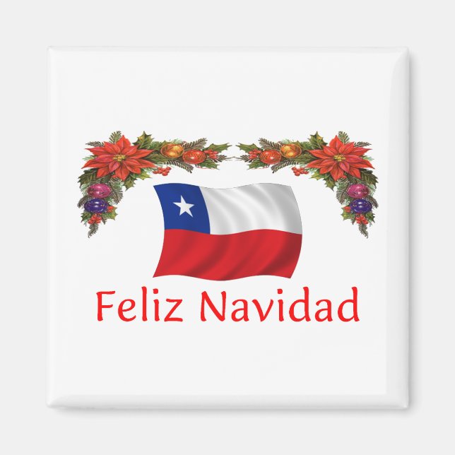 Chile Christmas Magnet (Front)
