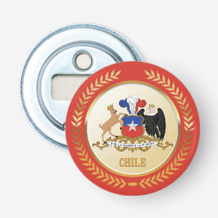 Chile Coat Of Arms Bottle Opener