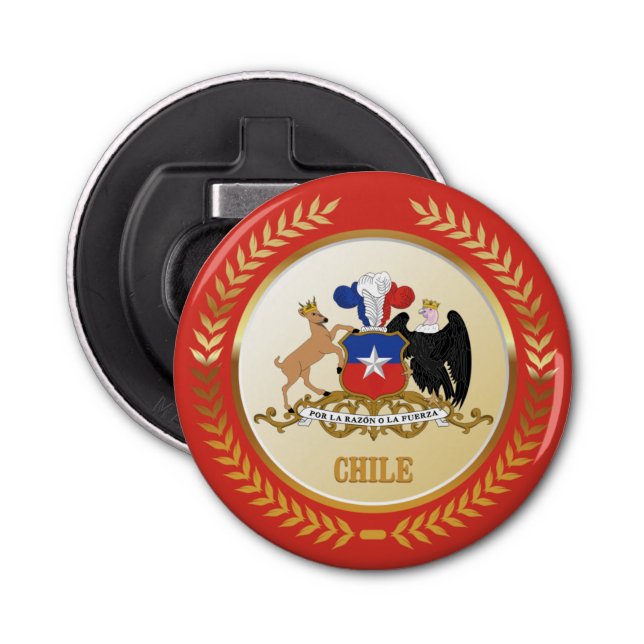 Chile Coat Of Arms Bottle Opener (Front)