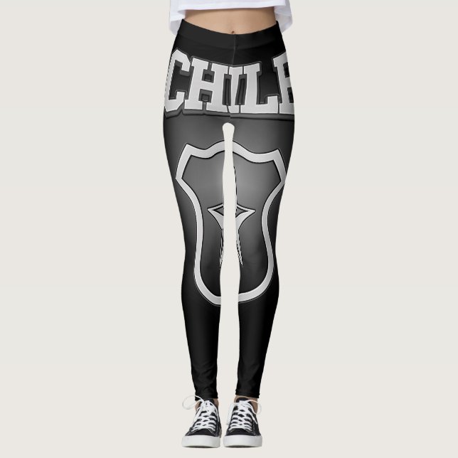 Chile Coat of Arms Leggings (Front)
