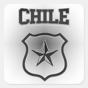 Chile Coat of Arms Square Sticker