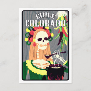chile colorado (cool scheme) invitation