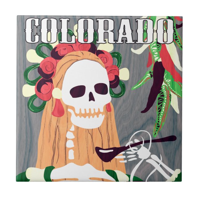 chile colorado (cool scheme) tile (Front)