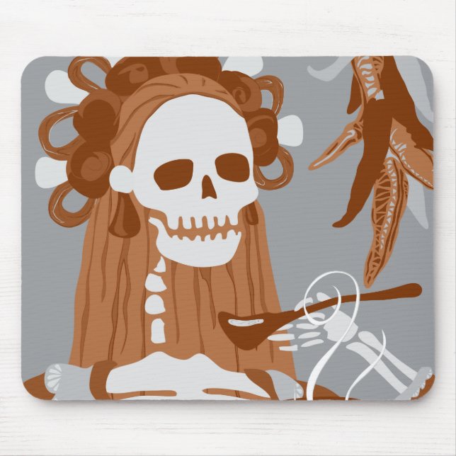 chile colorado : orange burn mouse pad (Front)