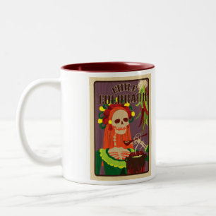 chile colorado Two-Tone coffee mug