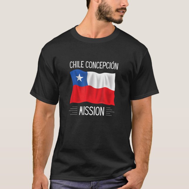 Chile Concepci n LDS Mission Proud Mormon Missiona T-Shirt (Front)