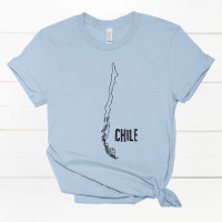 Chile Country Map Chilean National Border Outline