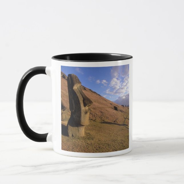 Chile, Easter Island. Hillside with Moai Mug (Left)