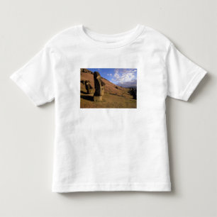 Chile, Easter Island. Hillside with Moai Toddler T-Shirt