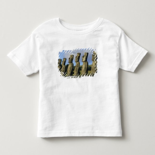 Chile, Easter Island, Rapa Nui, Ahu Akivi Toddler T-Shirt (Front)