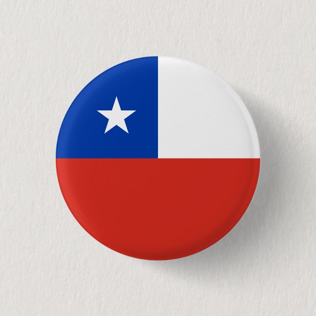 Chile Flag 3 Cm Round Badge (Front)