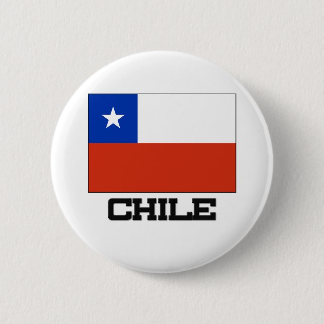 Chile Flag 6 Cm Round Badge (Front)