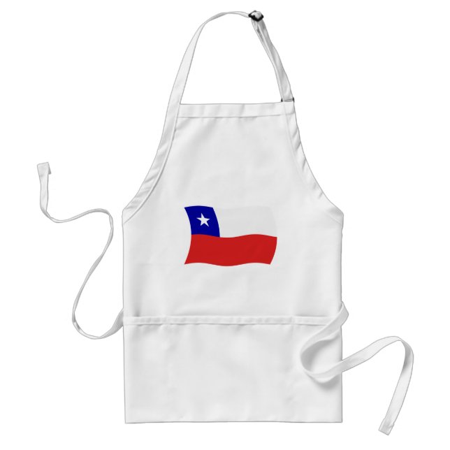 Chile Flag Apron (Front)