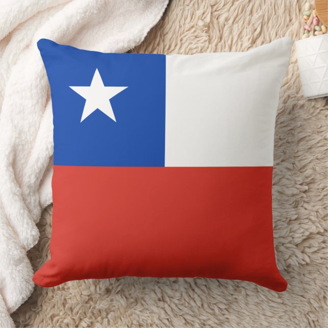 Chile flag cushion (Blanket)