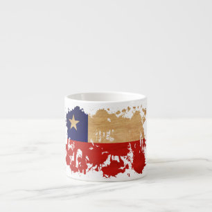 Chile Flag Espresso Cup