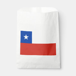 Chile Flag Favour Bag