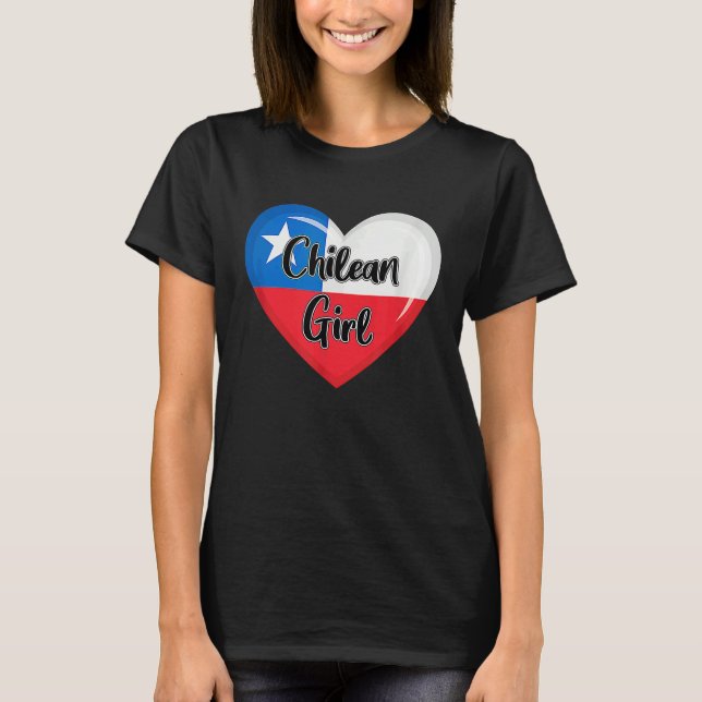 Chile Flag  for Women Chilean Girl T-Shirt (Front)