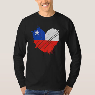 Chile Flag I Love Chile It Is In My Dna For Chilea T-Shirt