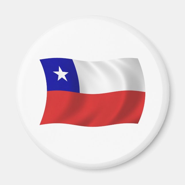 Chile Flag Magnet (Front)