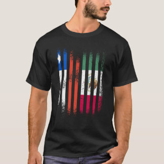 Chile Flag Mexico Grown Country Flags Stripes T-Shirt