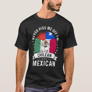 Chile Flag Mexico Grown Humour Citizen Pride T-Shirt