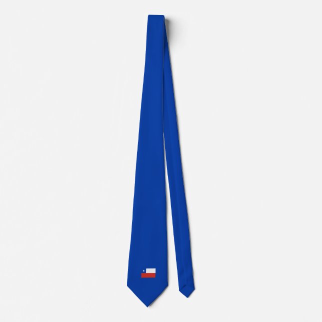 Chile flag Neck Tie (Front)