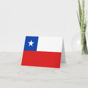 Chile Flag Notecard