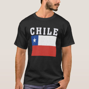 Chile Flag Patriotic National Roots Souvenir T-Shirt