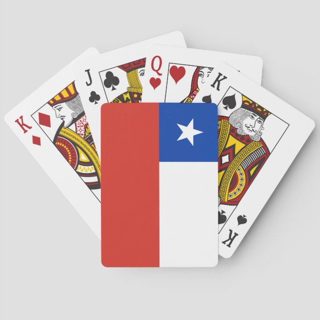 Chile Flag Playing Cards (Back)