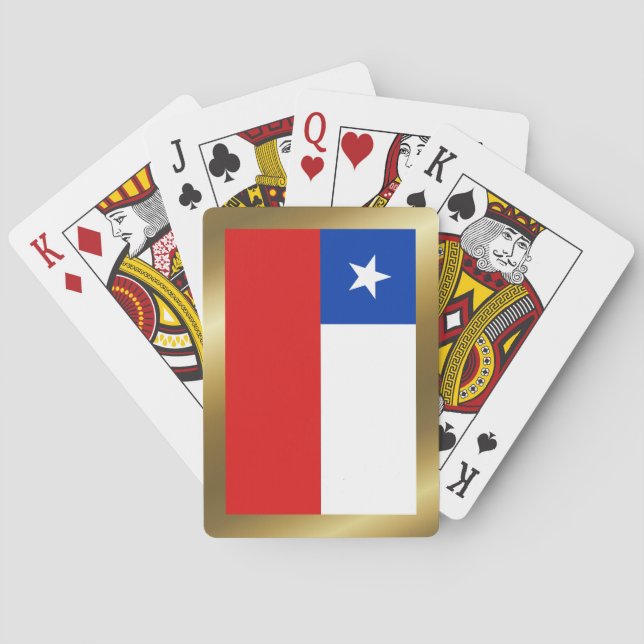 Chile Flag Playing Cards (Back)