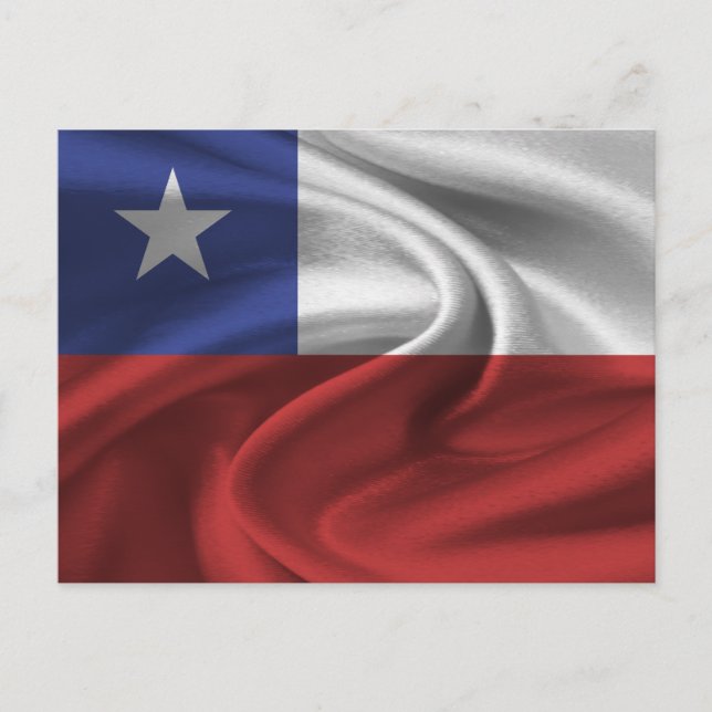 Chile Flag Postcard (Front)