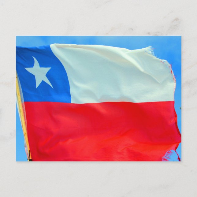 chile flag postcard (Front)