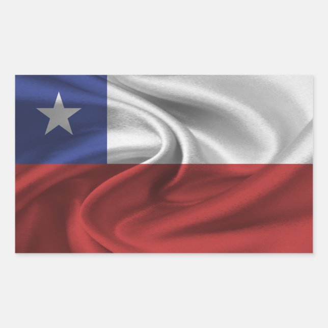 Chile Flag Rectangular Sticker (Front)