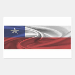 Chile Flag Rectangular Sticker