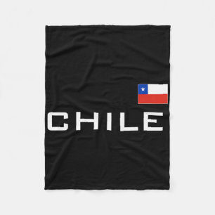 Chile Flag Sports Soccer Football Athletic Jersey Fleece Blanket