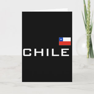 Chile Flag Sports Soccer Footll Athletic Jersey Sa Card