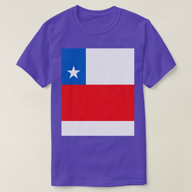 Chile Flag T-Shirt (Design Front)
