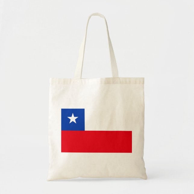 Chile Flag Tote Bag (Front)