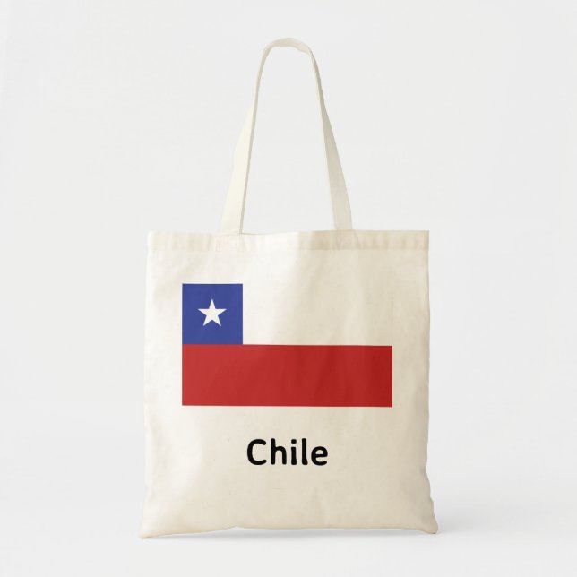 Chile Flag Tote Bag (Front)