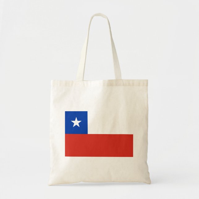 Chile Flag Tote Bag (Front)