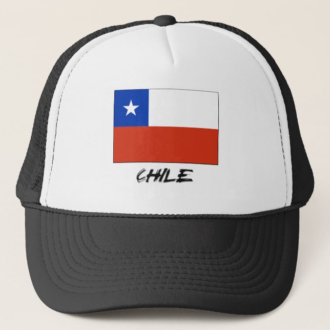 Chile Flag Trucker Hat (Front)