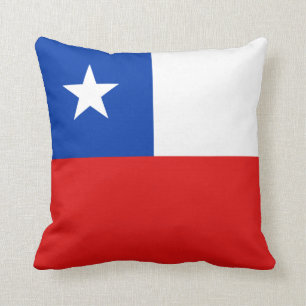 Chile Flag x Flag Pillow