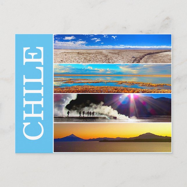 chile nature views postcard (Front)