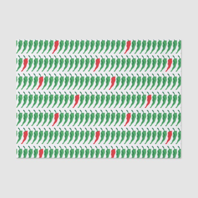 Chile Pepper Pattern Tissue Paper (Front)