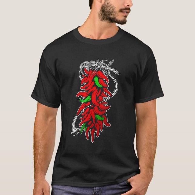Chile Pepper Ristra T-Shirt (Front)