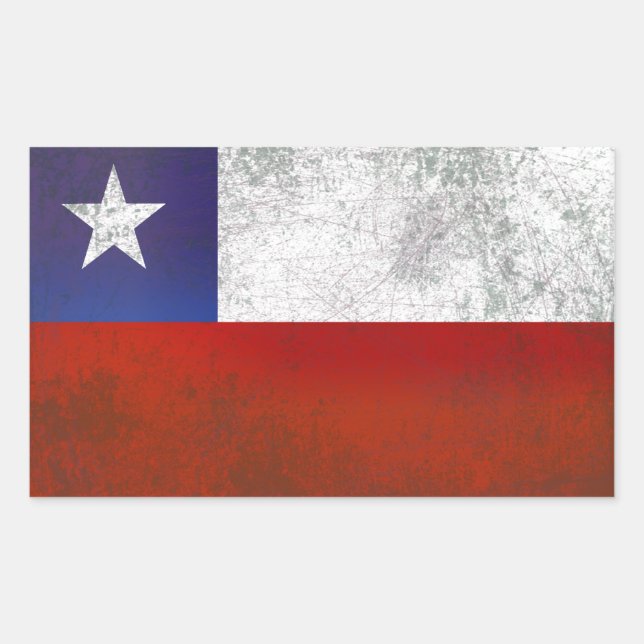 CHILE RECTANGULAR STICKER (Front)