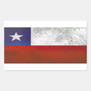 CHILE RECTANGULAR STICKER