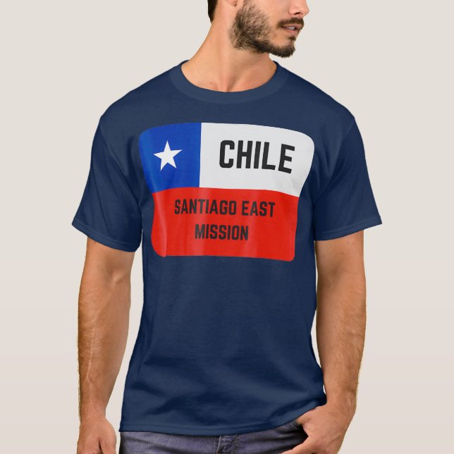 Chile Santiago East LDS Mormon Mission T-Shirt (Front)