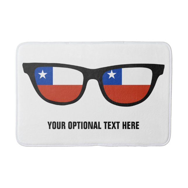 Chile Shades custom bath mats (Front)
